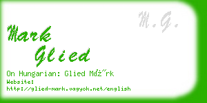 mark glied business card